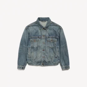 Dámská bundy Denim Kick v barvě špinavě vintage modré