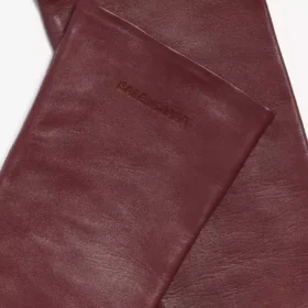 Dámské dlouhé rukavice v barvě burgundské