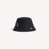 Dámský klobouk typu bucket hat s motivem 520 samolepek v černé barvě