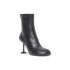 Dámské kotníkové kozačky 90 mm „Black Leather“ 701937WBCR01000