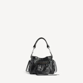 Dámská malá taška typu „bucket bag“ Le City v černé barvě