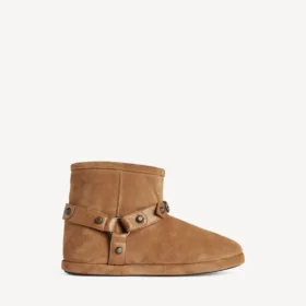 Dámské měkké kotníkové boty Alaska v barvě camel