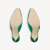 Dámské pantofle Balenciaga | Manolo Blahnik v barvě trávy