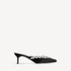 Dámské pantofle Balenciaga | Manolo Blahnik v černé barvě