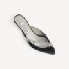Dámské pantofle Balenciaga | Manolo Blahnik v černé barvě