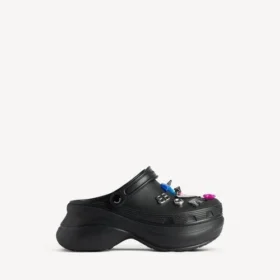 Dámské pantofle Crocs™ Jibbitz™ v černé barvě