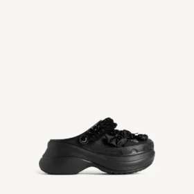 Dámské pantofle Crocs™ Jibbitz™ v černé barvě