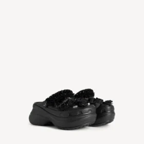 Dámské pantofle Crocs™ Jibbitz™ v černé barvě