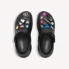 Dámské pantofle Crocs™ Jibbitz™ v černé barvě
