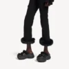 Dámské pantofle Crocs™ Jibbitz™ v černé barvě