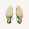 Dámské sandály Balenciaga | Manolo Blahnik s páskem přes patu v barvě trávy
