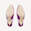 Dámské sandály Balenciaga | Manolo Blahnik s páskem přes patu ve fialové barvě