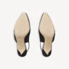 Dámské sandály Balenciaga | Manolo Blahnik s páskem za patou v černé barvě