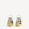 Dámské sandály Balenciaga | Manolo Blahnik v limetkové barvě