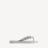Dámské sandály Cagole s páskem v barvě Balenciaga Grey/Crystal