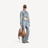 Dámská taška Le City Hobo, střední velikost, v barvě camel