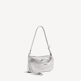 Dámská taška Rodeo Sling Pochette s kamínky v kouřově šedé barvě