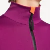 Dámské technické body s krátkými rukávy ve fialové/oranžové barvě
