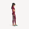 Dámské technické body s výřezy v barvě burgundské/aqua