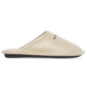 Domácí pantofle z telecí kůže „Beige“ 736288WB7212010