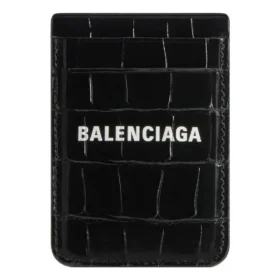 Držák na karty Cash Magnet s reliéfem krokodýlí kůže „Black White“ 6758352AAYM1090