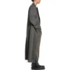 Dvouřadý kostkovaný kabát „Black Grey“ 704488TMU021070