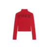 Žebrovaný rolák s potiskem FREE „Red“ 662722T32106167