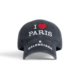Čepice Balenciaga „I Love Paris“ „černá“ 811743410B21002