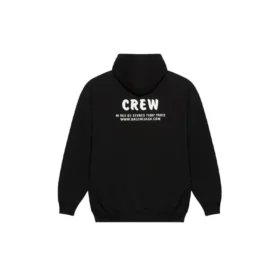 Černé tričko s potiskem Crew 578135TIV751070