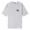 FBI Oversized tričko „Heather Grey Black“ 681314TLVG91380