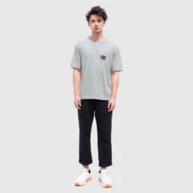 FBI Oversized tričko „Heather Grey Black“ 681314TLVG91380