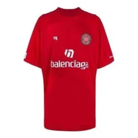Fotbalové tričko Oversized „Red White“ 641666TJV056540