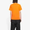 FW21 Elastické slim fit tričko s krátkým rukávem, oranžové 661705TKVH57513