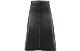 FW21 Sukně áčkového střihu „Washed Grey Denim“ 646913TBP477767