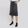 FW21 Sukně áčkového střihu „Washed Grey Denim“ 646913TBP477767