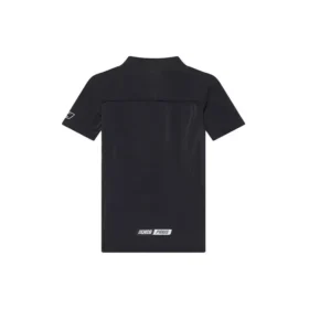 FW21 Tričko s potiskem písmen abecedy, úzký střih, krátký rukáv, černé 6617524B0B11077