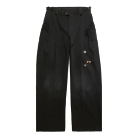 Goth Kalhoty „Black“ 746497TBP011000