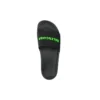 Gumové pantofle „Black Fluo Green“ 565826W1S811030