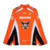 Hokejové tričko s dlouhým rukávem a panely „Orange“ 657105TKV247074