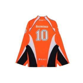 Hokejové tričko s dlouhým rukávem a panely „Orange“ 657105TKV247074