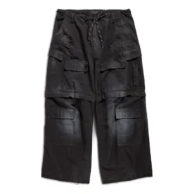 Široké Cargo kalhoty „Black“ 790982TKP271000