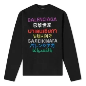 Jazyky Pletený svetr s kulatým výstřihem „Black Multicolor“ 646491T15952771