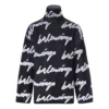 Jerseyový svetr s rolákem a logem Scribble „Black“ 625927T31801070