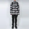 Jerseyový svetr s rolákem a logem Scribble „Black“ 625927T31801070