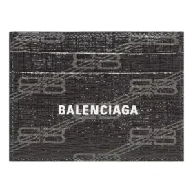 Kabelka na karty Signature z potaženého plátna s BB Monogramem „Black“ 594309210D81061