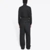Kalhoty s dvojitým pasem „Black“ 661609TBP471055