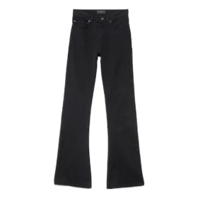 Kalhoty s rozšiřujícími se nohavicemi „Black“ 751089TNW111700