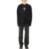Kardigan s celoplošným logem v tónech stejné barvy „Black“ 720058T16611000