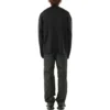 Kardigan s celoplošným logem v tónech stejné barvy „Black“ 720058T16611000