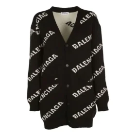 Kardigan s velkým logem „Black“ 555275T14711070